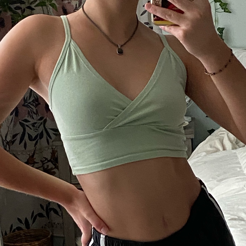 Lime green Brandymelville top